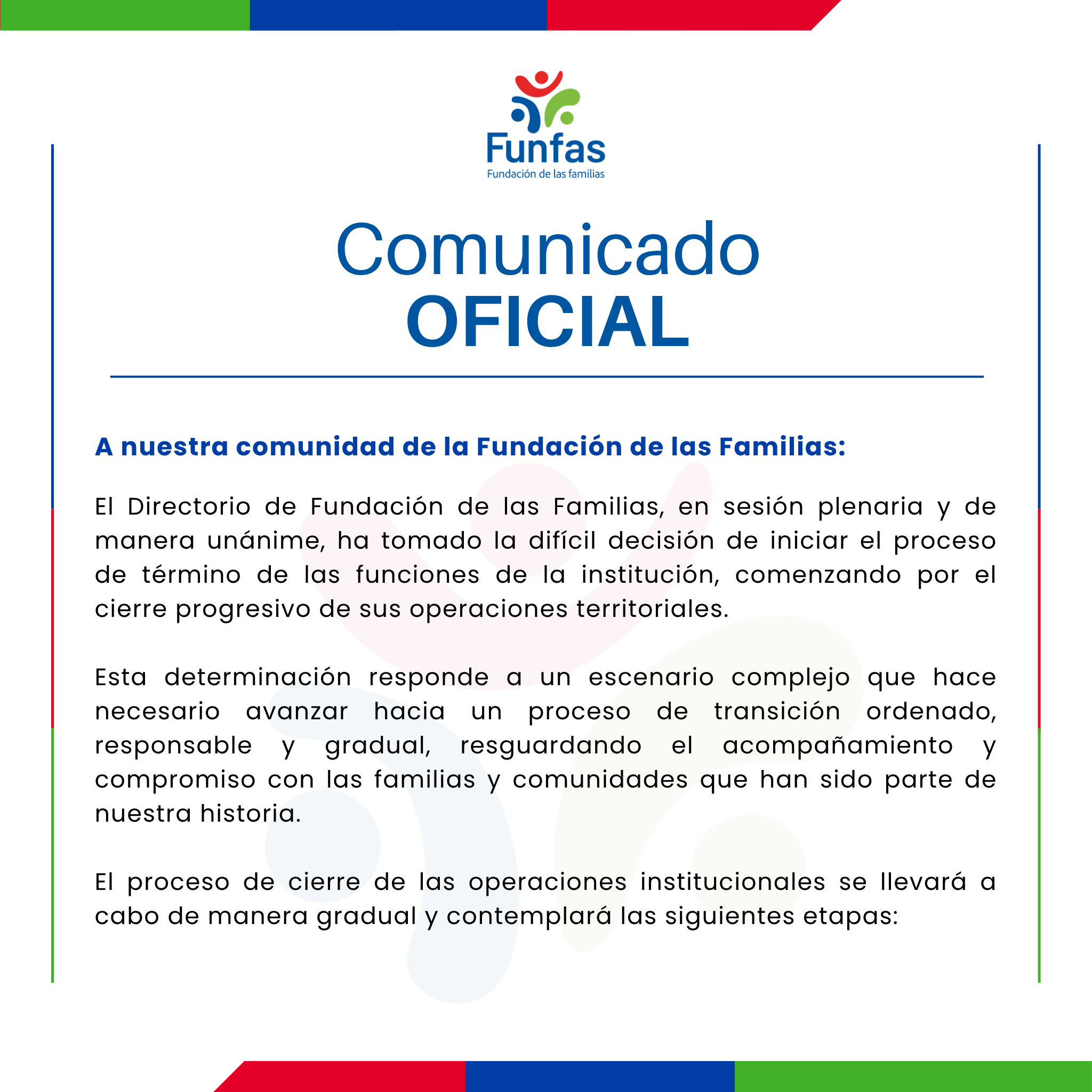 Comunicado oficial 1